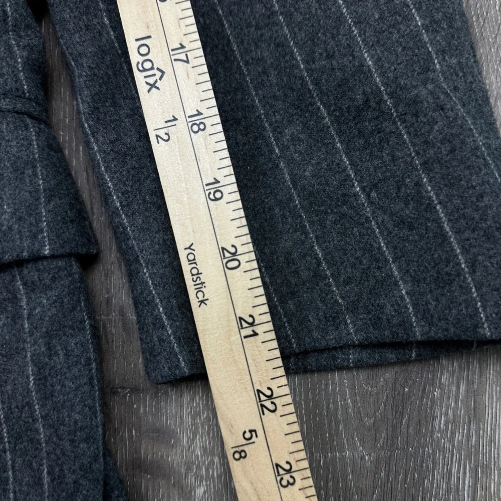 Polo Ralph Lauren Pinstripe 3 Piece Suit Wool Cashmere Made in Italy 42S 36x29